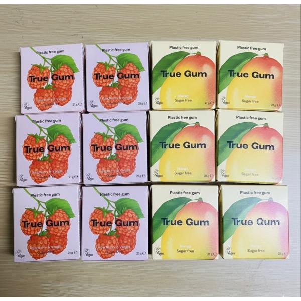 TURE GUM トゥルーガム 12個セット ラズベリー味6個・マンゴー味6個 True Gum