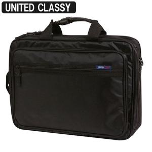 UNITED CLASSY メンズ ビジネスバッグ ブラック 2220 3WAYバッグ 大容量 リュック ユナイテッドクラッシー