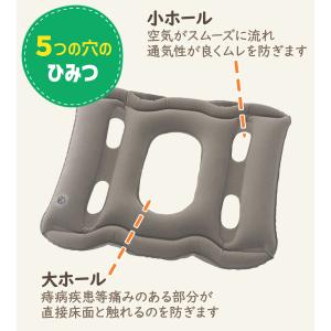ヨックション グレー ピンク エアークッション...の詳細画像2
