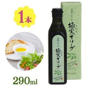 自然のめぐみ 極実オリーブ エキストラバージンオリーブオイル 290ml 食用油 ギフト 小豆島産＆スペイン産