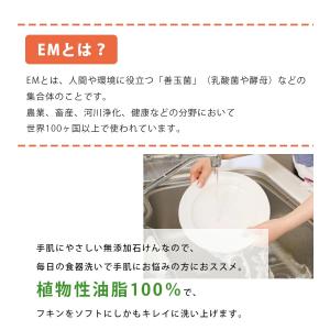 シャボン玉 EM食器洗い液体せっけん 2.1L...の詳細画像2