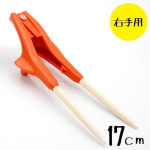 箸ぞうくん Mini 右手用 オレンジ SM-2 6-9歳 17cm 子供用