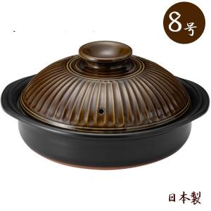 銀峯陶器 萬古焼 花三島 土鍋 5号 21051 一人用 電子レンジ・オーブン