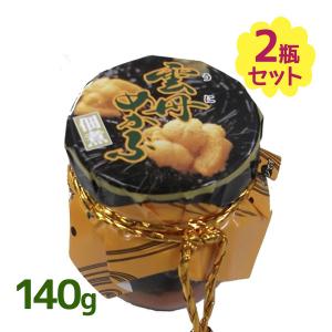 雲丹めかぶ 140g×2個セット 芽かぶの佃煮と塩ウニ ご飯のお供 おつまみ お中元 お歳暮 瓶詰 ギフト｜select-mofu-y