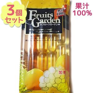 マルゴ食品 果汁100％ フルーツガーデン 10本入り×3袋セット チューペット おやつ アイス ジュース｜select-mofu-y