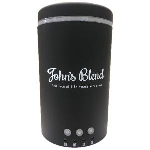 ジョンズブレンド アロマディフューザー 室内 超音波 加湿器 卓上 ブラック インテリア Johns Blend ルームフレグランス ギフト おしゃれ アロマオイル
