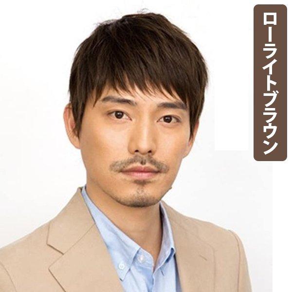 メンズウィッグ ラパンドアール オム デザイン カーム ショート ローライトブラウン 耐熱 男性用か...