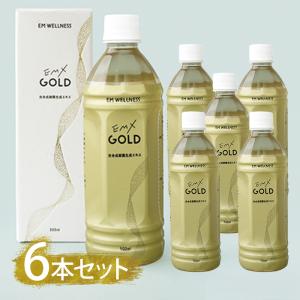 EM-X GOLD (500ml) 6個 EM生活 EMXゴールド 500ml×4本セット ペットボトル入り EM X