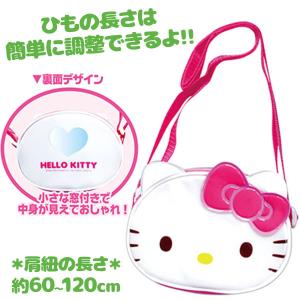 ハローキティ バッグ おでかけポシェット キッズ 斜めがけ カバン 軽量 軽い 小さめ 可愛い 女の子 プレゼント ギフト サンリオ｜select-mofu-y