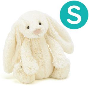 Jellycat ジェリーキャット うさぎ ぬいぐるみ Sサイズ クリーム バシュフルバニー おもちゃ 子供 ベビートイ 男の子 女の子 プレゼント 出産祝い