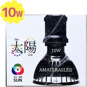 AMATERAS LED 10W BLACK ブラック 黒 アマテラス 照明 ライト 明かり 植物育成 観葉植物 テラリウム 飼育用品｜select-mofu-y