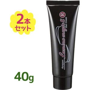 白髪染めヘアクリーム アウラピュア ルミナマジック SR 40g×2個セット ダークブラウン系 洗い流さない ヘアマニキュア レディース メンズ｜select-mofu-y