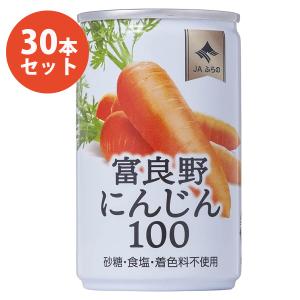 JAふらの 富良野にんじん100 缶ジュース 160g ×30個入 人参ジュース 砂糖食塩不使用 着色料不使用 野菜ジュース じゅーす 美味しい 日本製 手土産｜select-mofu-y