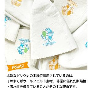 サウナハット メンズ レディース サウナキャッ...の詳細画像5
