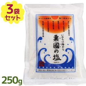 食塩 粟国の塩 250g×3個セット 国産 業務用 基礎調味料 沖縄の塩 釜炊き 粟國の塩 ソルト 大容量 家庭用 沖縄海塩研究所 味付け 魚 肉料理 しお 食用 あぐに｜select-mofu-y