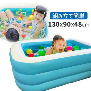ビニールプール 家庭用プール 小型 130x90...の商品画像