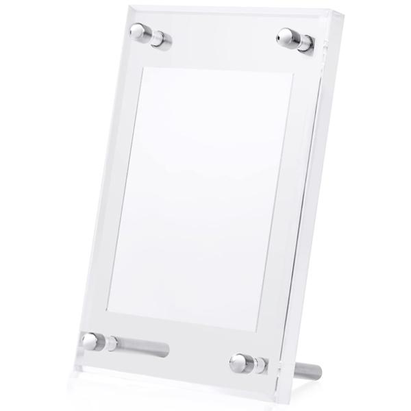 アクリルフレーム UVカット 3層構造 溝ありタイプ 縦横置き兼用 写真立て 卓上 ボード フォトス...