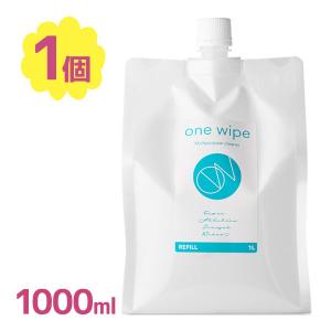 洗剤 掃除用 アルカリイオン水 one wipe 1000ml 詰め替え用 界面活性剤フリー 除菌 消臭 無臭 水 お部屋 汚れ落とし 電解水クリーナー｜select-mofu-y