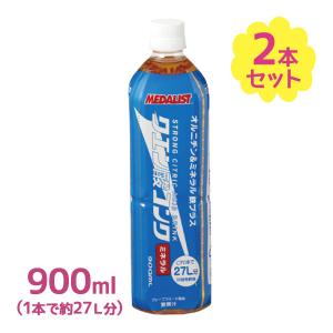 クエン酸 飲料 メダリスト クエン酸コンク ミネラル鉄プラス 900ml 2個セット水分補給 健康サポート 運動 スポーツ 筋トレ 試合前｜select-mofu-y