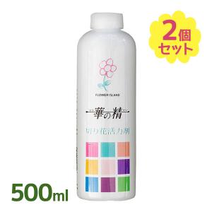切り花活力剤 華の精 500ml 2個セット パレス化学 園芸用品 延命剤 お花 植物 フラワーアレンジメント 生花 花束 切花 長持ち 鮮度キープ