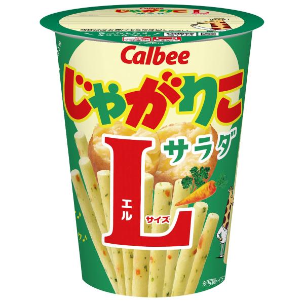 カルビー じゃがりこサラダLサイズ 68g×12個