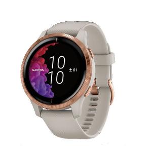 GARMIN Venu Light Sand/Rose Gold 010-02173-27 ガーミン ヴェニュー ライトサンド/ローズゴールド GPSスマートウォッチ ウェアラブルデバイス buletooth