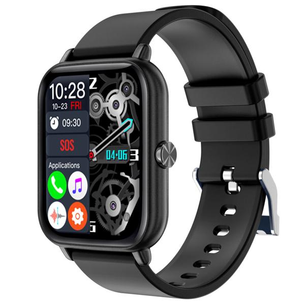 スマートウォッチ SMART R スマートアール 商品名 A80 カラー ブラック スマートホンとb...