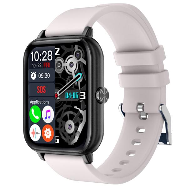 スマートウォッチ SMART R スマートアール 商品名 A80 カラー ピンク スマートホンとbu...