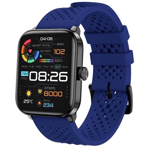 スマートウォッチ SMART R スマートアール 商品名 F19 カラー ネイビー buletoot...