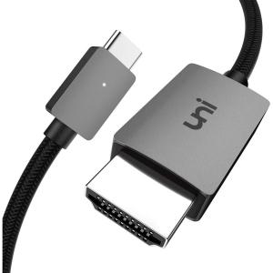 USB Type C HDMI 変換ケーブル【4K UHD映像出力】 1.8M uniAccessories タイプC HDMI変換アダプタ iPh｜SELECT SHOP GLITTER
