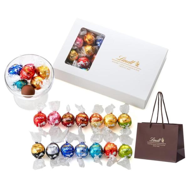 リンツ Lindt チョコレート リンドール テイスティングセット ピック&amp;ミックス 15種20個入...