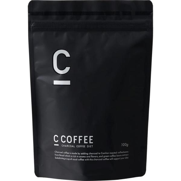 C COFFEE チャコール 炭 置き換え 100g シーコーヒーｘMCTオイルｘブラジル産コーヒー...