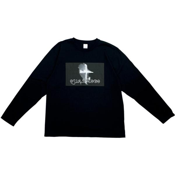 【QUASIMODO】Tシャツ [BURNING] L/S T-SHIRT BLACK