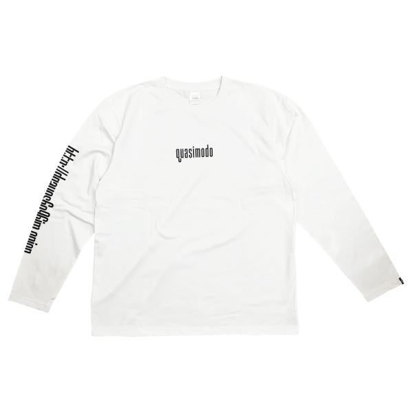 【QUASIMODO】Tシャツ [.onion] L/S T-SHIRT WHITE