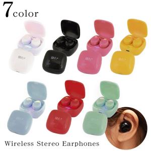 ワイヤレスイヤホン Bluetooth 5.0 ワイヤレスヘッドホン 左右分離型 収納ケースつき 両耳 選べる 7色｜select-store-marui