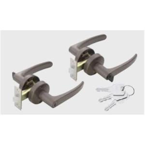 【直送品】マツ六 Win2レバー錠 鍵付間仕切錠 アンバー 扉厚:30~40mm | レバーハンドル...