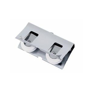 【メール便10個まで】はめ込戸車 6型 6DW丸 適応寸法:W6~10mm H20mm以上 | 交換...