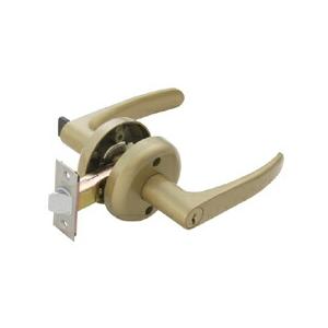 【直送品】マツ六 兼用取替レバー錠 鍵付間仕切錠 ゴールド バックセット:60mm 扉厚:30~40...