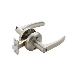 【直送品】マツ六 兼用取替レバー錠 トイレ錠 表示錠 ニッケル バックセット:60mm 扉厚:30~...