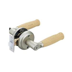 【直送品】マツ六 兼用取替レバー錠 鍵付間仕切錠 木製 バックセット:60mm 扉厚:30~40mm...