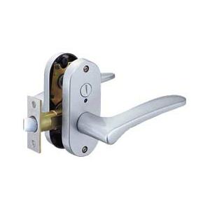 【直送品】マツ六 MJ20レバー トイレ錠 表示錠 シルバー 扉厚:29~45mm アルミ (MJL...