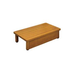 【直送品】木製踏台 SD600-180 600×350×180 ミディアムオーク | 踏み台 ステッ...