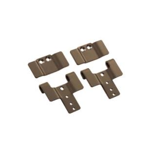 木製踏台DX KRFシリーズ用 別売脱着式固定金具(DX KRF兼用タイプ)2個入 | 踏み台 ステ...