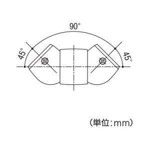 32N自在ジョイント 手すり直径32mm用 直...の詳細画像4