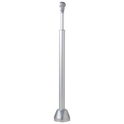 【直送品】マツ六 BAUHAUS フリーRレール 勾配対応式エンド支柱30° 専用カバー付 支柱高さ...