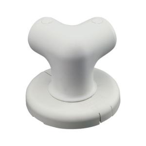 マツ六 32ソフトアクアレール コーナーブラケット 32mm SAQ-08W ホワイト