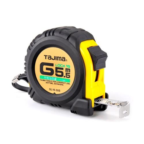 タジマ Ｇロック１９ ５．５Ｍ尺目盛 GL19-55SBL 巻尺 スケール 距離測定器 測定器 di...