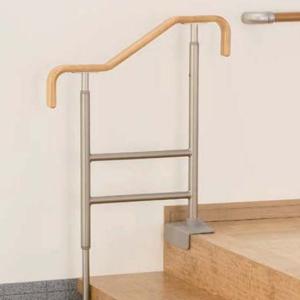 矢崎化工) あがりかまち用たちあっぷ ステップ台付 片手すり CKE-02 MB