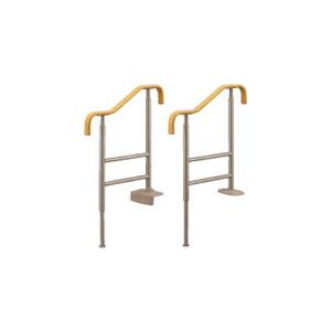 【直送品】アロン化成 安寿 上がりかまち用手すり S-650F 手すり部幅/44mm 手すり高さ/7...