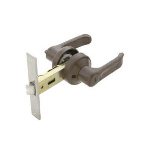 アルファ 樹脂レバー間仕切錠 ブラウン (32M65PLV-100) | レバーハンドル ドアノブ ...